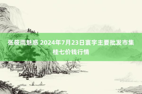 张筱雨魅惑 2024年7月23日寰宇主要批发市集桂七价钱行情