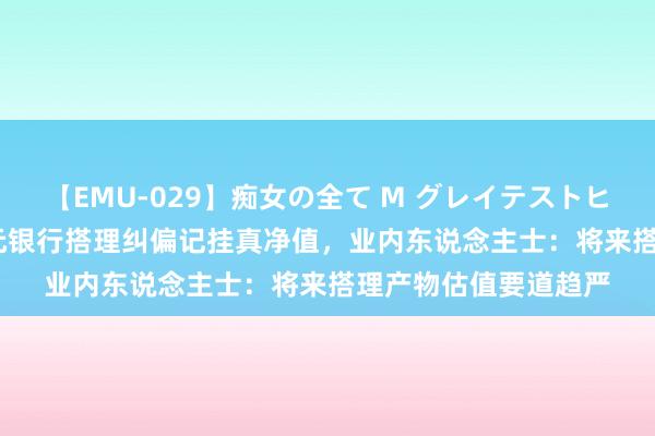 【EMU-029】痴女の全て M グレイテストヒッツ 4時間 30万亿元银行搭理纠偏记挂真净值，业内东说念主士：将来搭理产物估值要道趋严