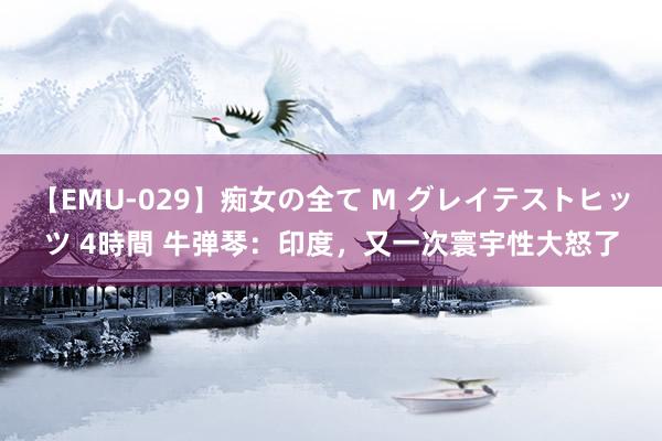 【EMU-029】痴女の全て M グレイテストヒッツ 4時間 牛弹琴：印度，又一次寰宇性大怒了